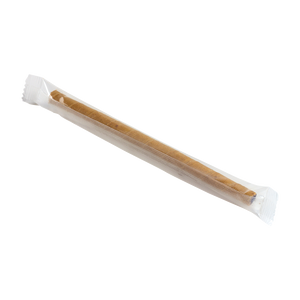 Wholesale Tea Zone Chocolate Wafer Straw 6mm Wrapped - 420 ct