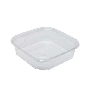 Wholesale 48oz PET Tamper Resistant Deli Container with Flat Lid - 200 ct