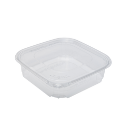 Wholesale 48oz PET Tamper Resistant Deli Container with Flat Lid - 200 ct