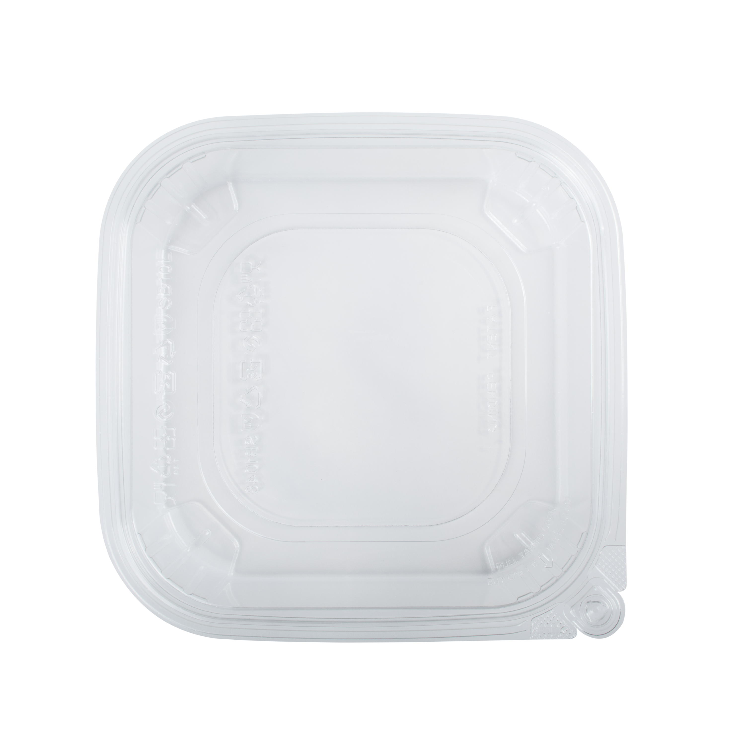 Wholesale 48oz PET Tamper Resistant Deli Container with Flat Lid - 200 ct
