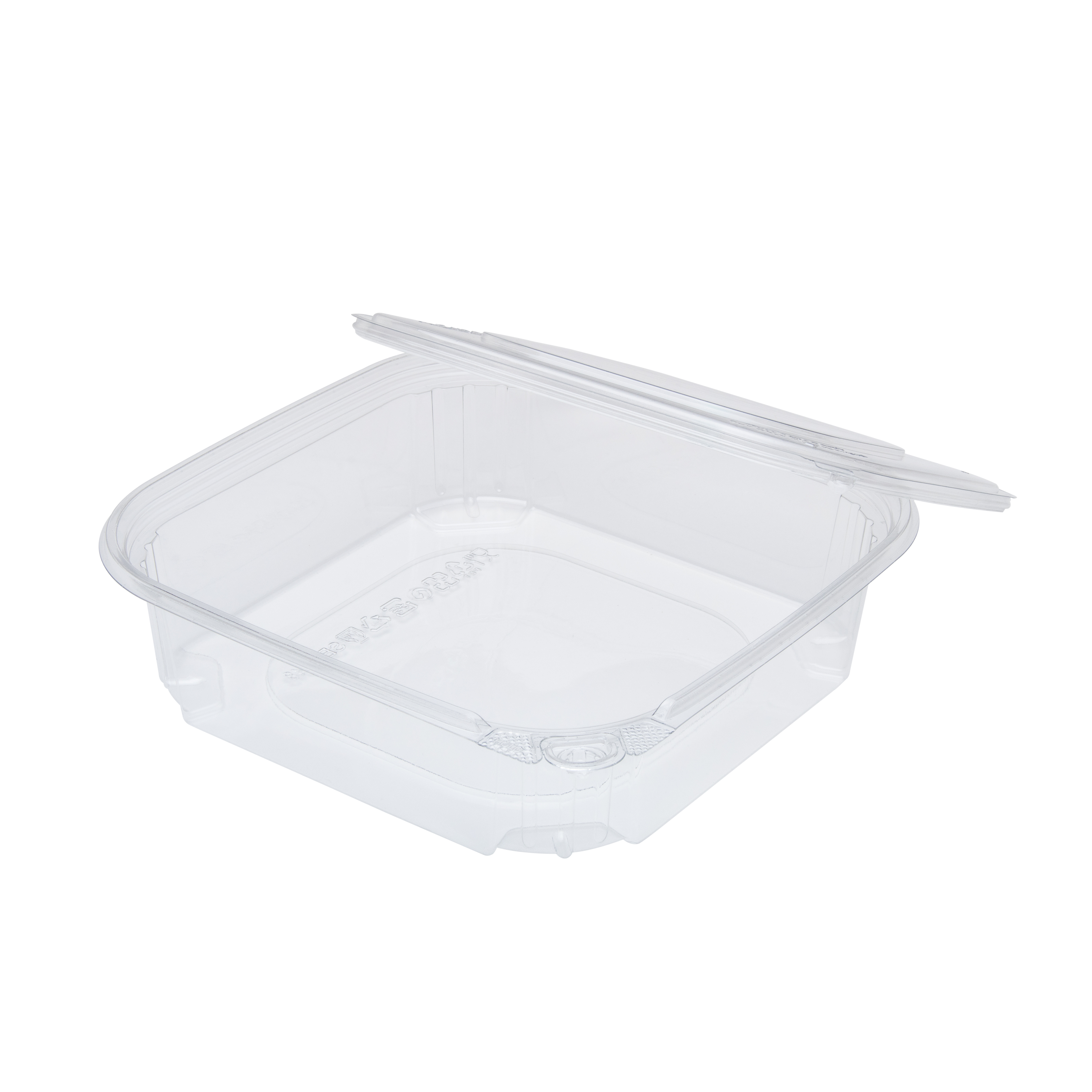 Wholesale 48oz PET Tamper Resistant Deli Container with Flat Lid - 200 ct
