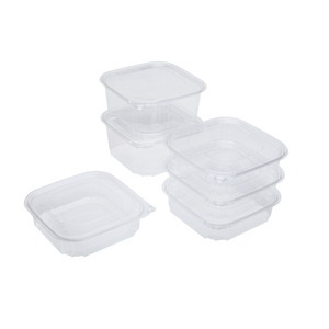 Wholesale 48oz PET Tamper Resistant Deli Container with Flat Lid - 200 ct