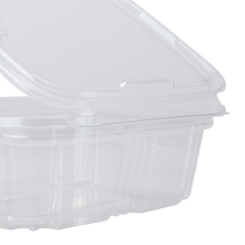 Load image into Gallery viewer, Wholesale 12oz PET Plastic Tamper Resistant Hinged Deli Container with Lid - 200 ct
