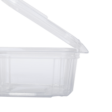 Load image into Gallery viewer, Wholesale 24oz PET Plastic Tamper Resistant Hinged Deli Container with Lid - 200 ct
