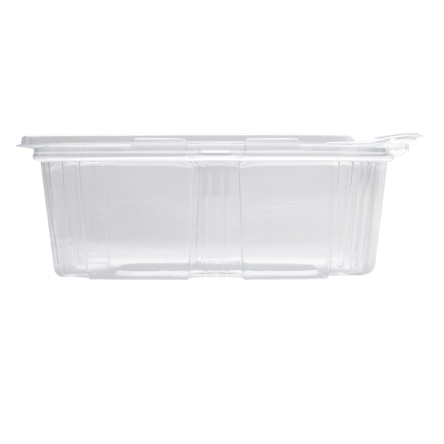 Wholesale 32oz PET Plastic Tamper Resistant Hinged Deli Container with Lid - 200ct