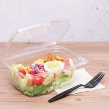 Load image into Gallery viewer, Wholesale 32oz PET Plastic Tamper Resistant Hinged Deli Container with Lid - 200ct
