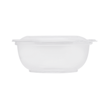 Load image into Gallery viewer, Wholesale 24oz PET Plastic Tamper Resistant Hinged Salad Bowl with Dome Lid - 240 sets

