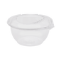 Wholesale 32oz PET Plastic Tamper Resistant Hinged Salad Bowl with Dome Lid - 240 sets