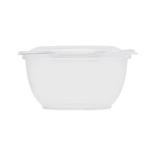 Load image into Gallery viewer, Wholesale 32oz PET Plastic Tamper Resistant Hinged Salad Bowl with Dome Lid - 240 sets
