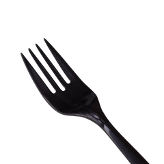 Wholesale PP Plastic Medium Weight Forks Bulk Box Black - 1,000 ct