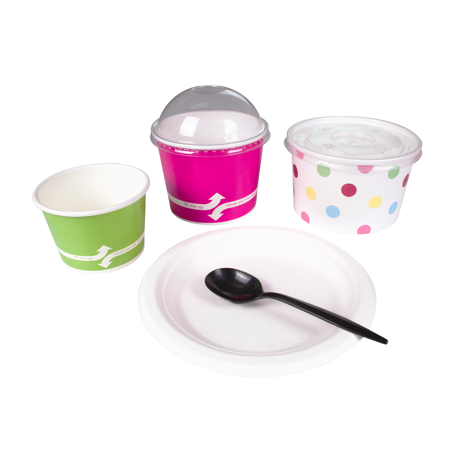 Wholesale PP Plastic Medium Weight Soup Spoons Bulk Box Black - 1,000 ct