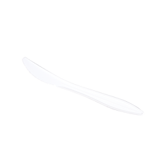 Wholesale PP Plastic Plastic Medium Weight Knives White - 1,000 ct