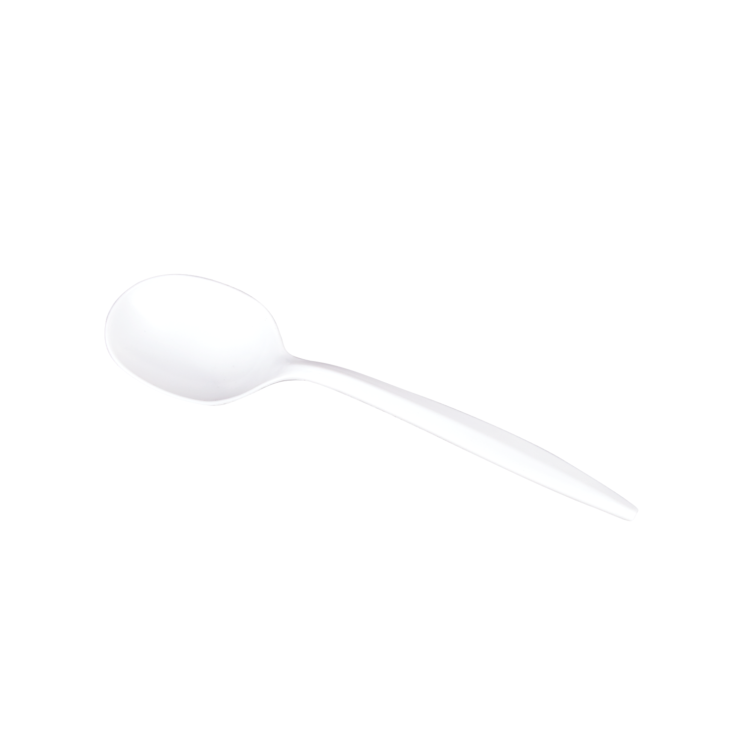 Wholesale PP Plastic Medium Weight Soup Spoons White - 1,000 ct
