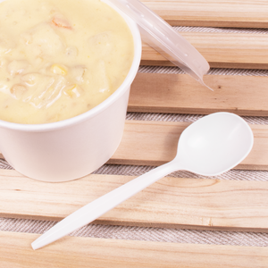 Wholesale PP Plastic Medium Weight Soup Spoons White - 1,000 ct