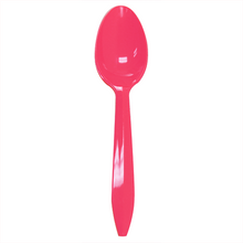 Load image into Gallery viewer, Wholesale Plastic Medium Weight Tea Spoons - Pink - 1,000 ct
