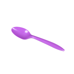 Wholesale Plastic Medium Weight Tea Spoons - Purple - 1,000 ct