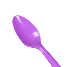 Load image into Gallery viewer, Wholesale Plastic Medium Weight Tea Spoons - Purple - 1,000 ct
