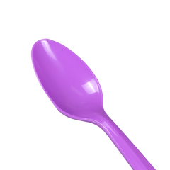 Wholesale Plastic Medium Weight Tea Spoons - Purple - 1,000 ct