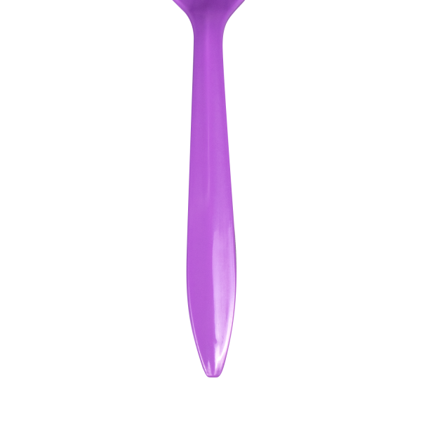 Wholesale Plastic Medium Weight Tea Spoons - Purple - 1,000 ct
