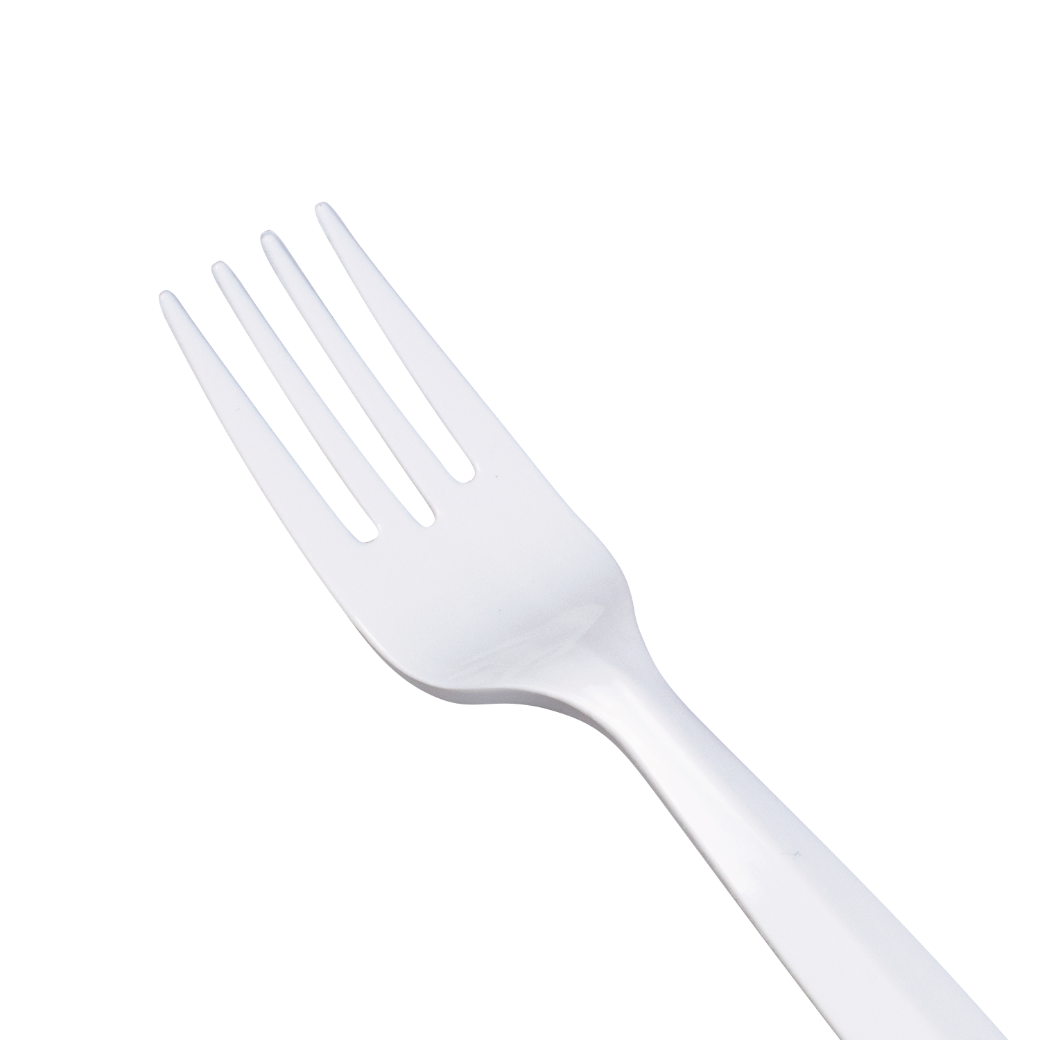 Wholesale PP Plastic Medium-Heavy Weight Forks Bulk Box White - 1,000 ct