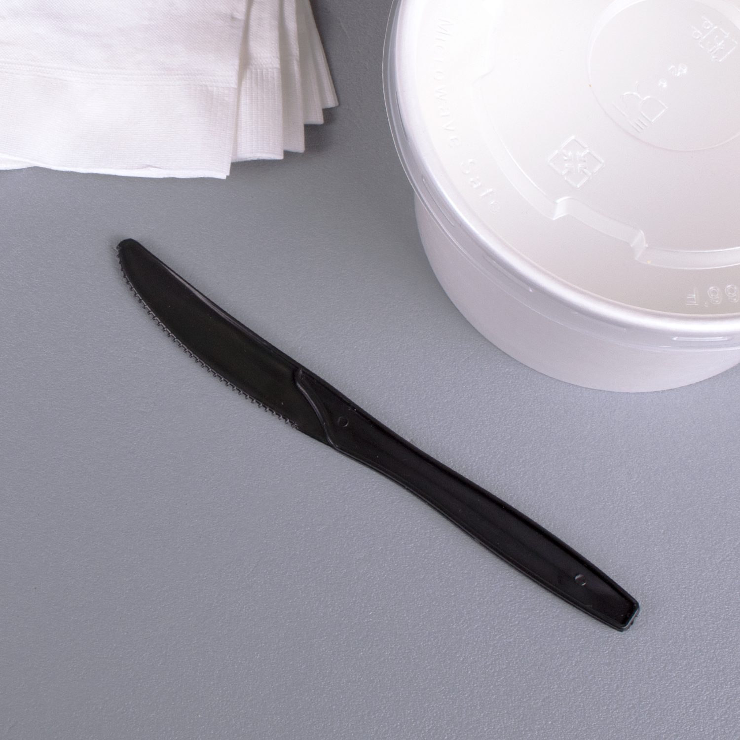 Wholesale PP Plastic Medium Heavy Weight Knives Bulk Box Black - 1,000 ct