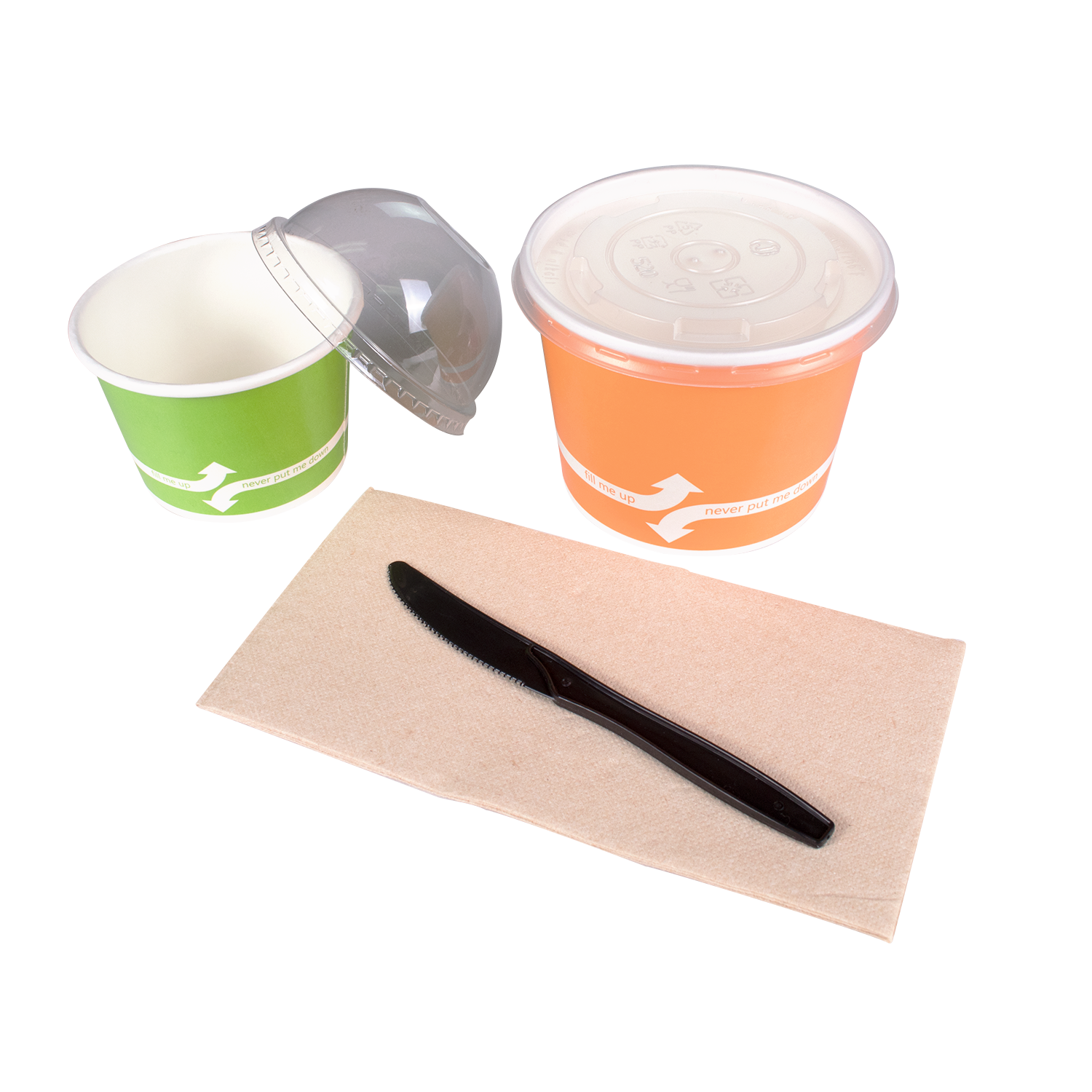 Wholesale PP Plastic Medium Heavy Weight Knives Bulk Box Black - 1,000 ct