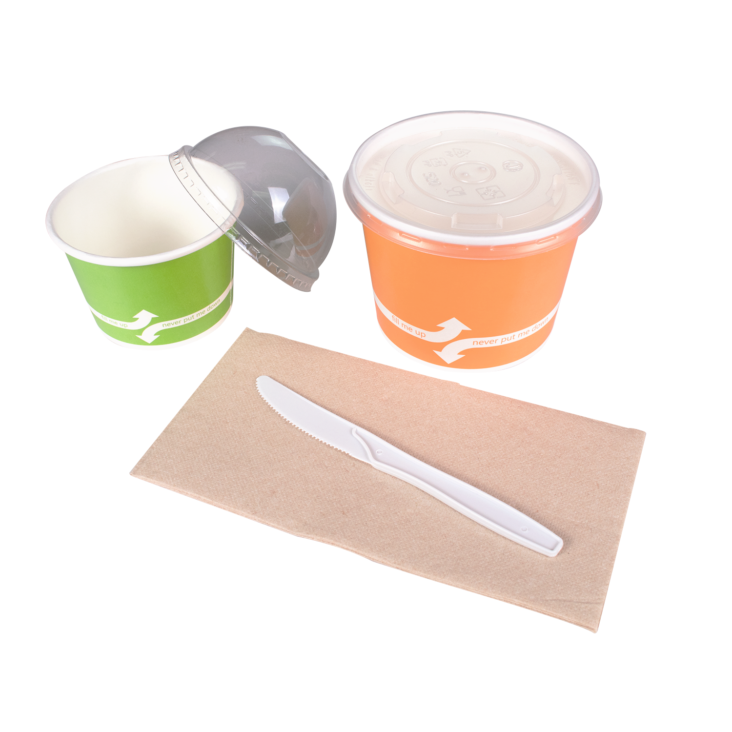 Wholesale PP Plastic Medium Heavy Weight Knives Bulk Box White - 1,000 ct