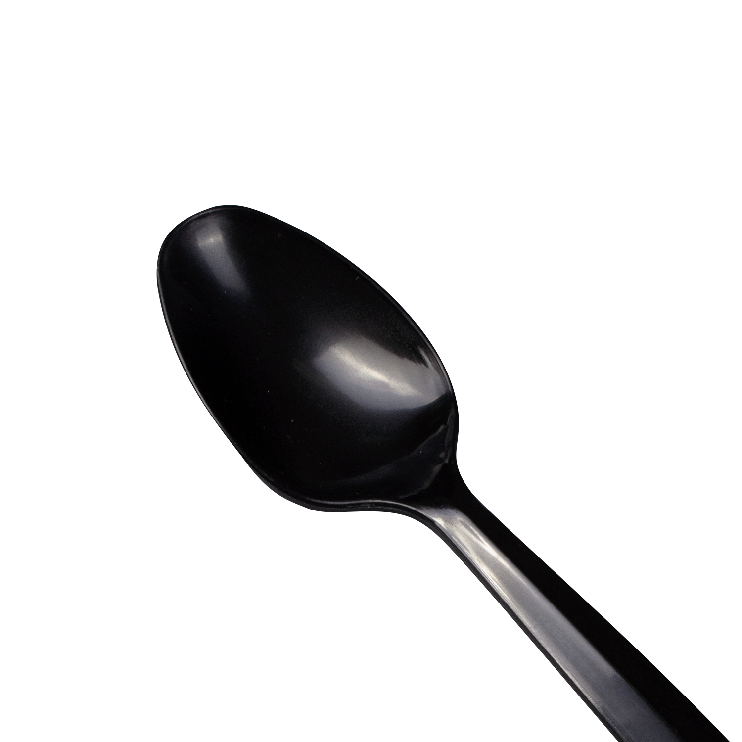 Wholesale PP Plastic Medium Heavy Weight Tea Spoons Bulk Box Black - 1,000 ct