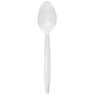 Wholesale PP Plastic Medium-Heavy Weight Tea Spoons Bulk Box White - 1,000 ct