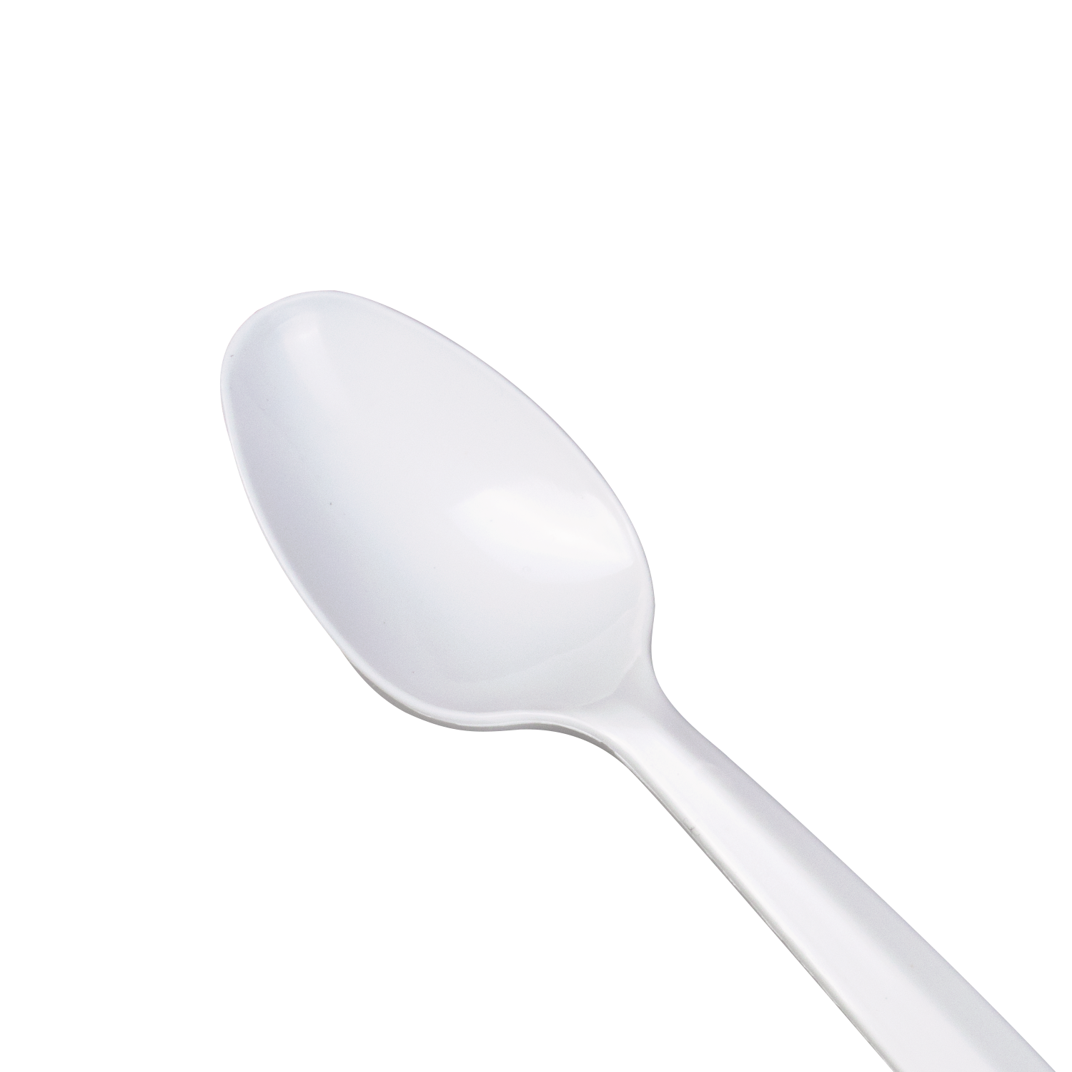Wholesale PP Plastic Medium-Heavy Weight Tea Spoons Bulk Box White - 1,000 ct