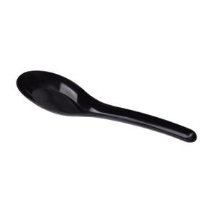 Wholesale Med-Heavy Weight Asian Soup Spoon Black -1,000 ct