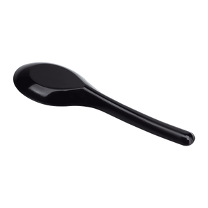 Wholesale Med-Heavy Weight Asian Soup Spoon Black -1,000 ct