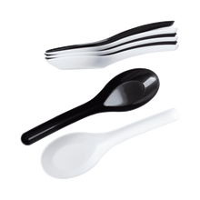 Load image into Gallery viewer, Wholesale Med-Heavy Weight Asian Soup Spoon Black -1,000 ct
