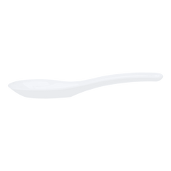 Wholesale Med-Heavy Weight Asian Soup Spoon White -1,000 ct