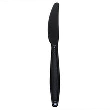 Load image into Gallery viewer, Wholesale PS Plastic Extra Heavy Weight Knives Black - 1,000 ct
