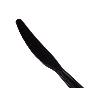 Wholesale PS Plastic Extra Heavy Weight Knives Black - 1,000 ct