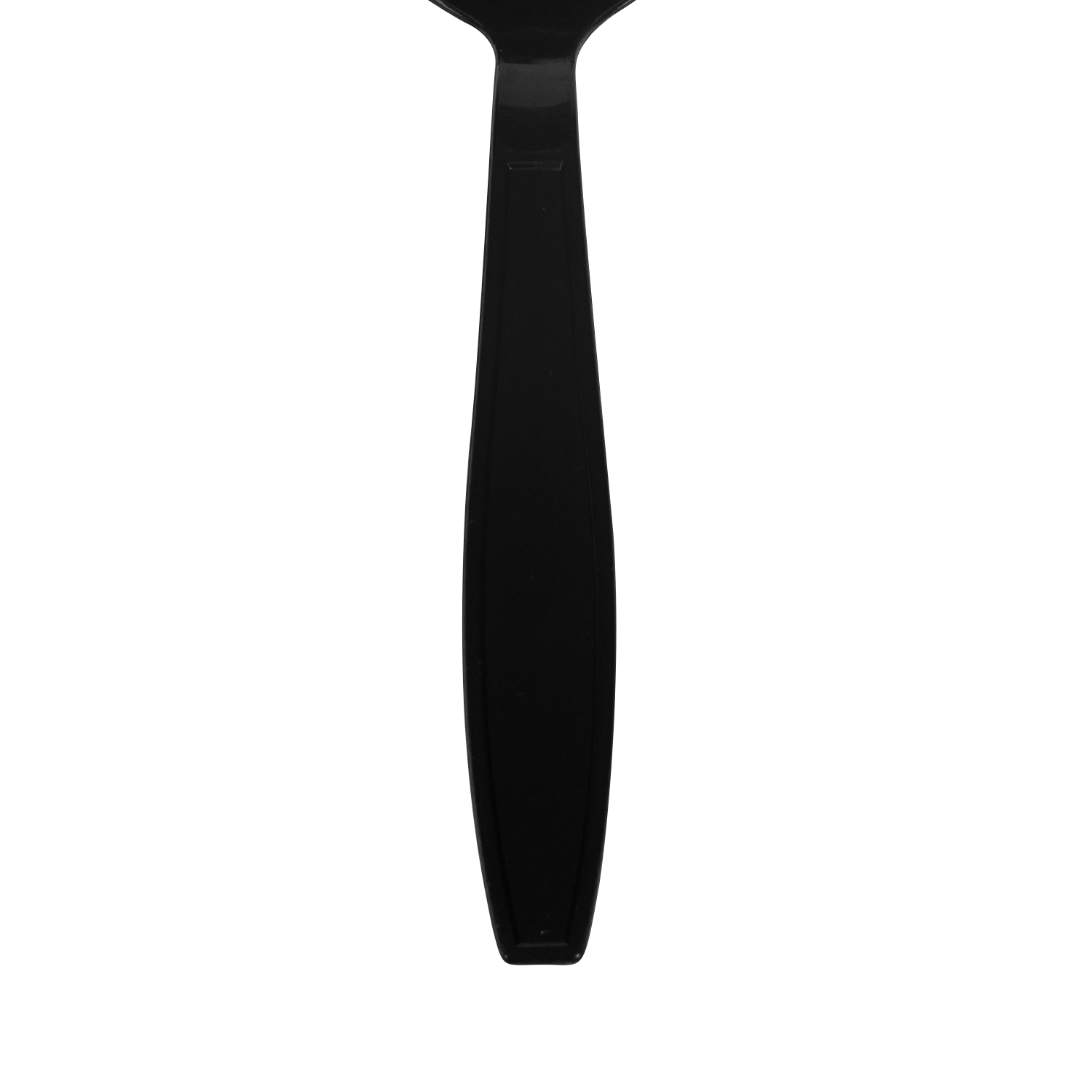 Wholesale PS Plastic Extra Heavy Weight Soup Spoons Black - 1,000 ct