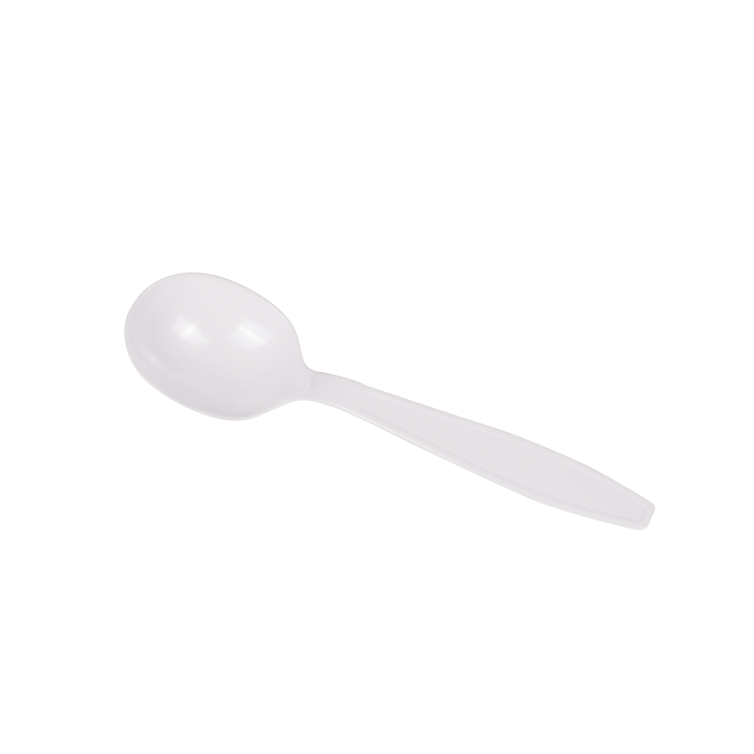 Wholesale PS Plastic Extra Heavy Weight Soup Spoons White - 1,000 ct