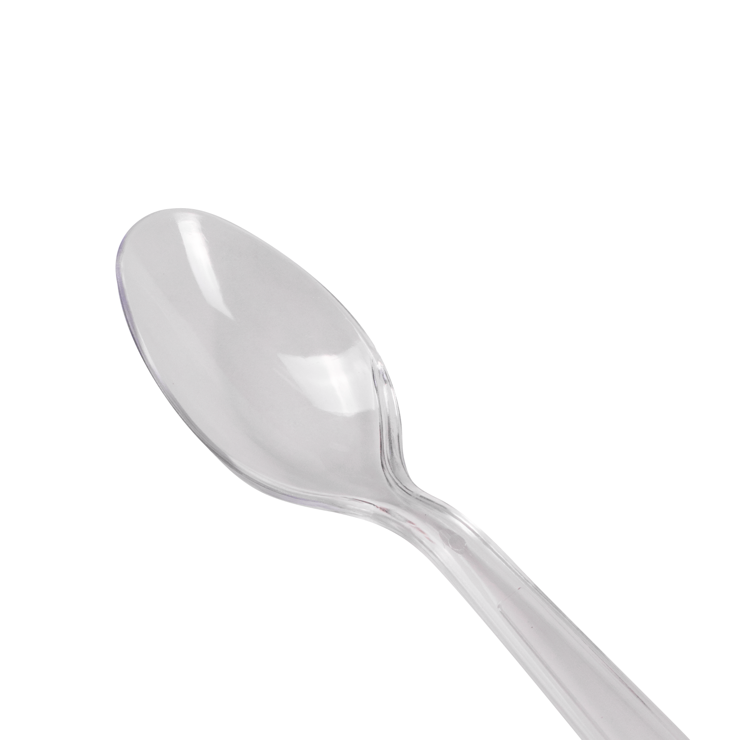 Wholesale PS Plastic Extra Heavy Weight Tea Spoons - Clear - 1,000 ct