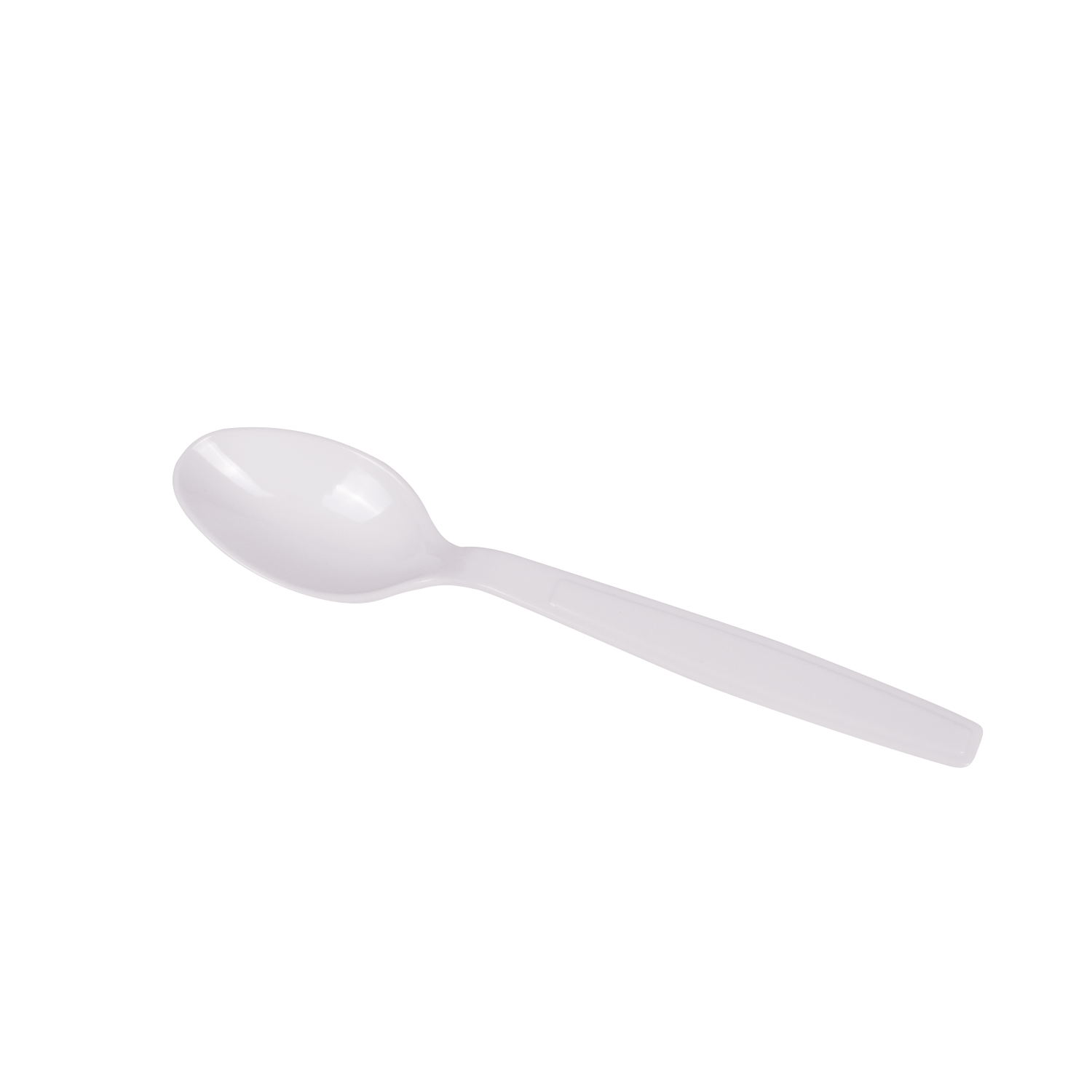 Wholesale PS Plastic Extra Heavy Weight Tea Spoons White - 1,000 ct