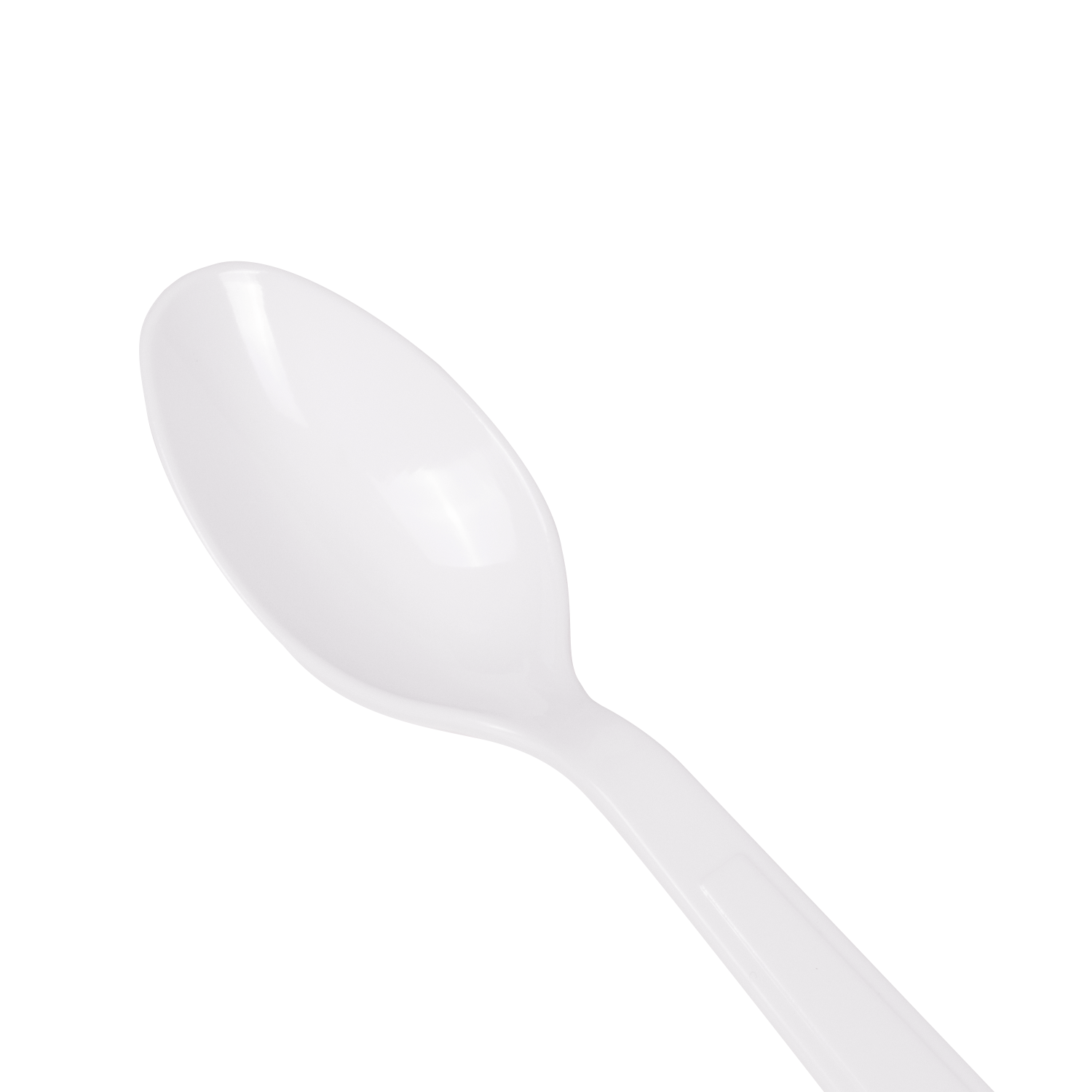 Wholesale PS Plastic Extra Heavy Weight Tea Spoons White - 1,000 ct