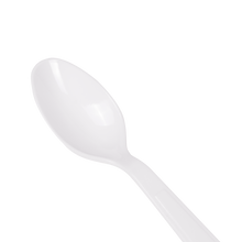 Load image into Gallery viewer, Wholesale PS Plastic Extra Heavy Weight Tea Spoons White - 1,000 ct
