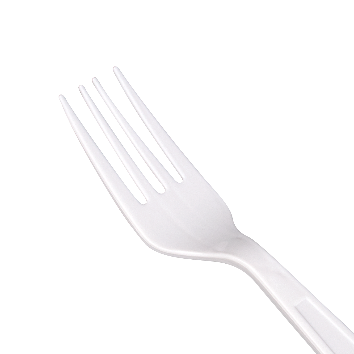 Wholesale PP Plastic Extra Heavy Weight Forks White - 1,000 ct
