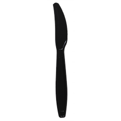 Wholesale PP Plastic Extra Heavy Weight Knives Black - 1,000 ct