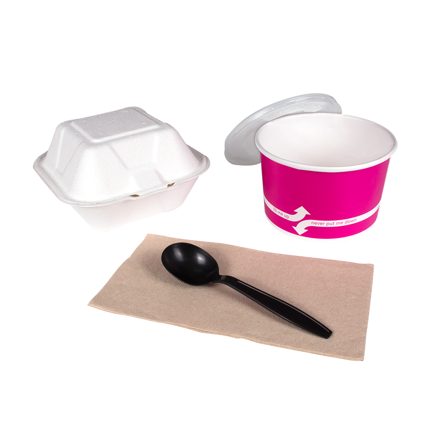 Wholesale PP Plastic Extra Heavy Weight Soup Spoons Black - 1,000 ct