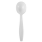 Wholesale PP Plastic Extra Heavy Weight Soup Spoons White - 1,000 ct