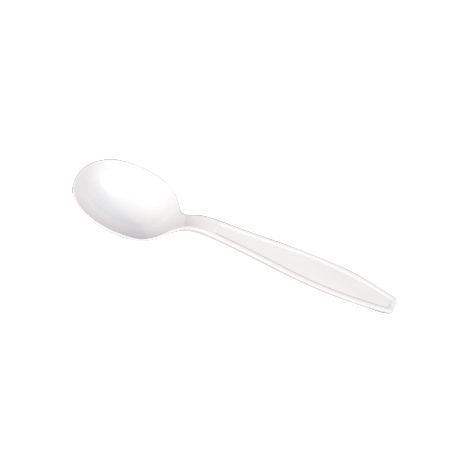 Wholesale PP Plastic Extra Heavy Weight Soup Spoons White - 1,000 ct