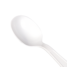 Load image into Gallery viewer, Wholesale PP Plastic Extra Heavy Weight Soup Spoons White - 1,000 ct

