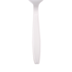 Wholesale PP Plastic Extra Heavy Weight Soup Spoons White - 1,000 ct