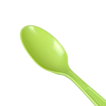 Load image into Gallery viewer, Wholesale Plastic Extra Heavy Weight Tea Spoons - Green - 1,000 ct
